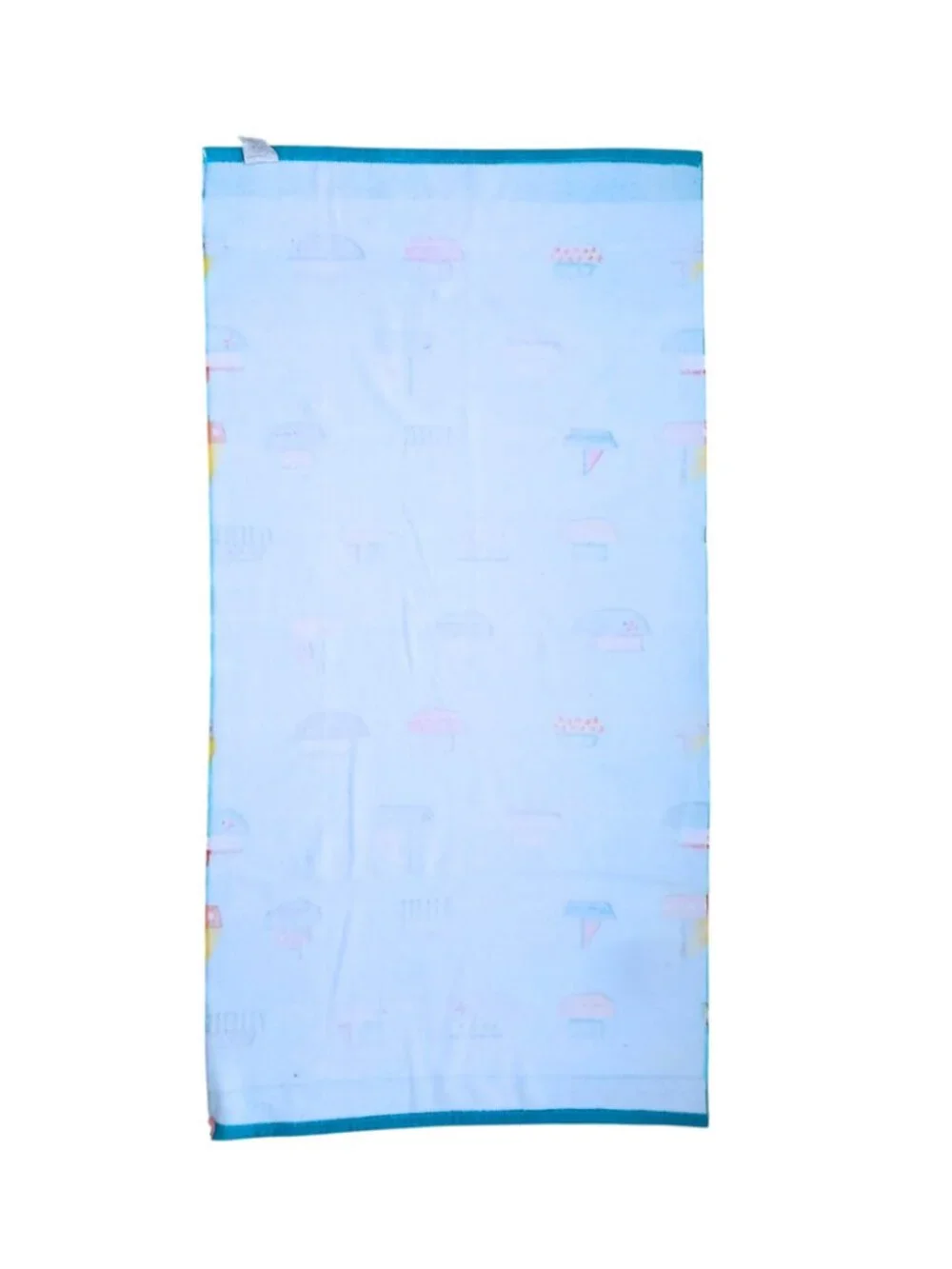 Kids Blue Nautical Boats Quick Dry Beach Towel 118x60 cm Microfiber